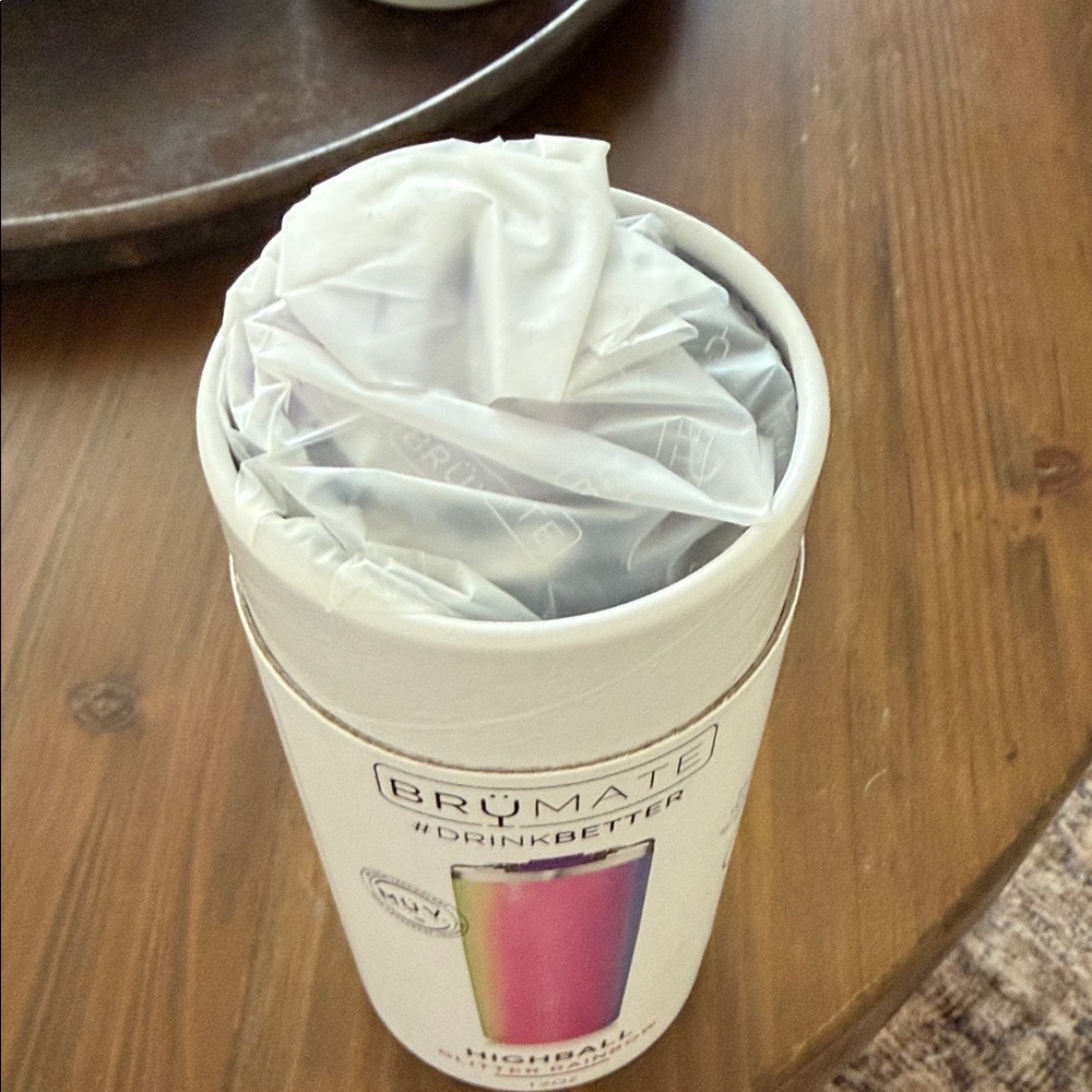BrüMate Highball Glitter Rainbow 12oz Tumbler - Picture 4 of 4